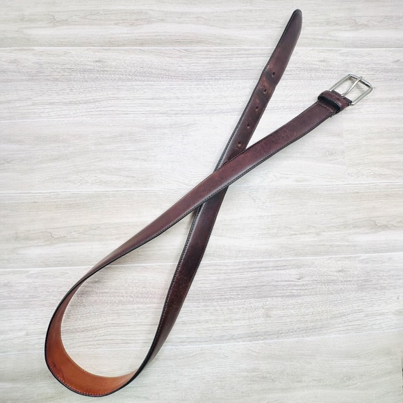 POLO Ralph Lauren Classic Brown Italian Saddle Leather Belt | Size 36/90 - Picture 11 of 13
